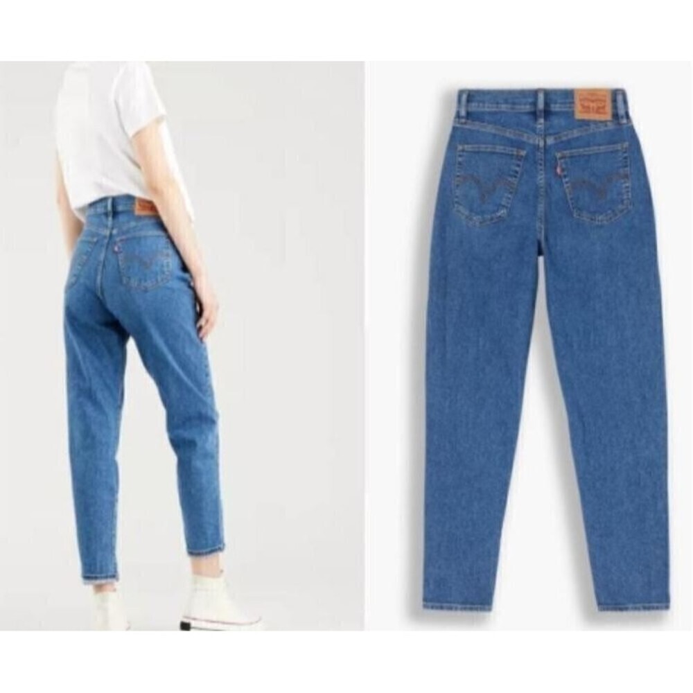 Levi's Womens Size 31 High Waist Mom Cotton Denim NEW Jeans Vintage Casual Retro - Picture 4 of 13